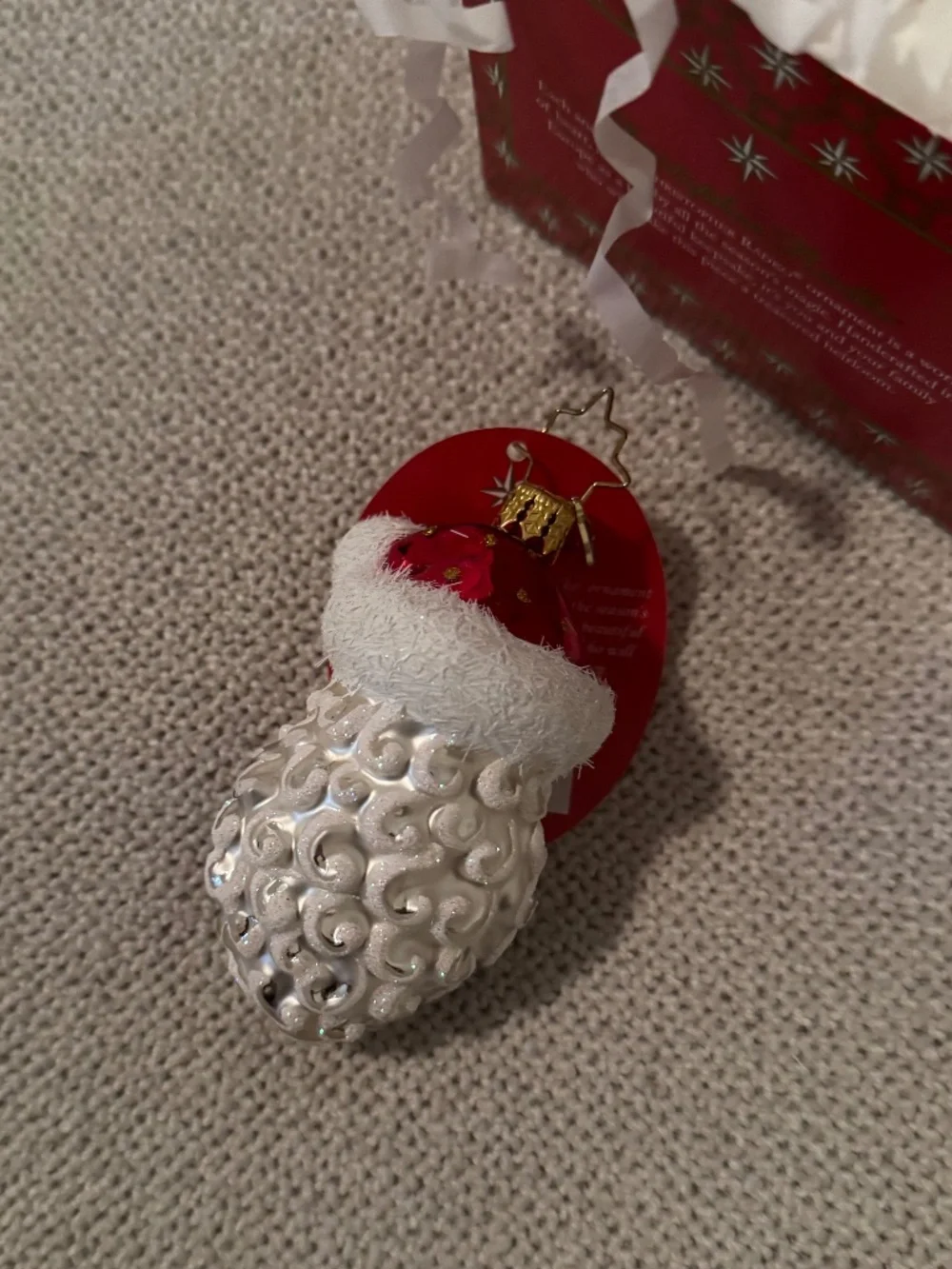 Christopher Radko 2024 Ho Ho Happy Year Gem Christmas Ornament